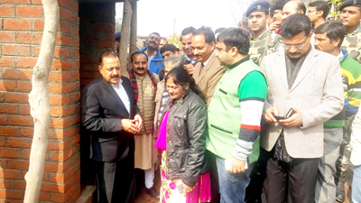 Dr Jitendra reviews J&K's first-ever 'border area toilets' project ...