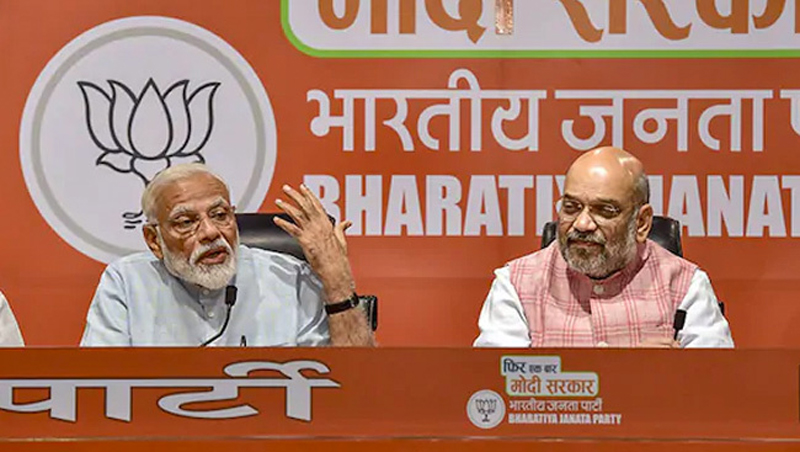 Modi Shush Modi, shah give final touch to Govt formation - Daily Excelsior