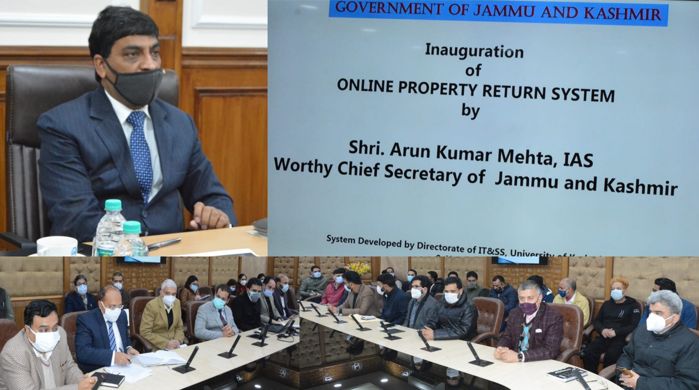 J&K: Portal for e-filing of property return statement launched - Daily ...